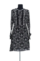 Robe Tara Jarmon Noir en Soie, taille S - Seconde Main