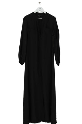Robe Tara Jarmon Noir en Viscose, taille M - Seconde Main