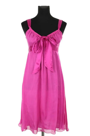 Robe Tara Jarmon Rose en Soie, taille M - Seconde Main