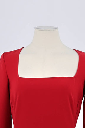 Robe Tara Jarmon Rouge en Polyester