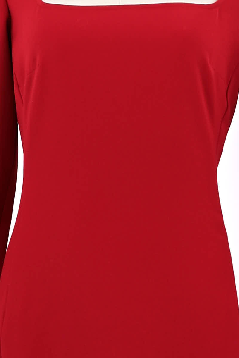 Robe Tara Jarmon Rouge en Polyester