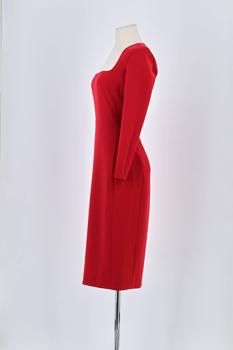 Robe Tara Jarmon Rouge en Polyester