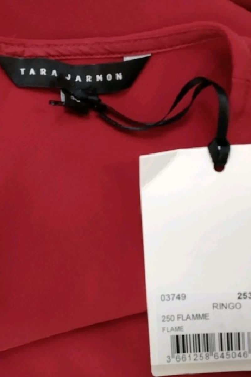 Robe Tara Jarmon Rouge en Polyester