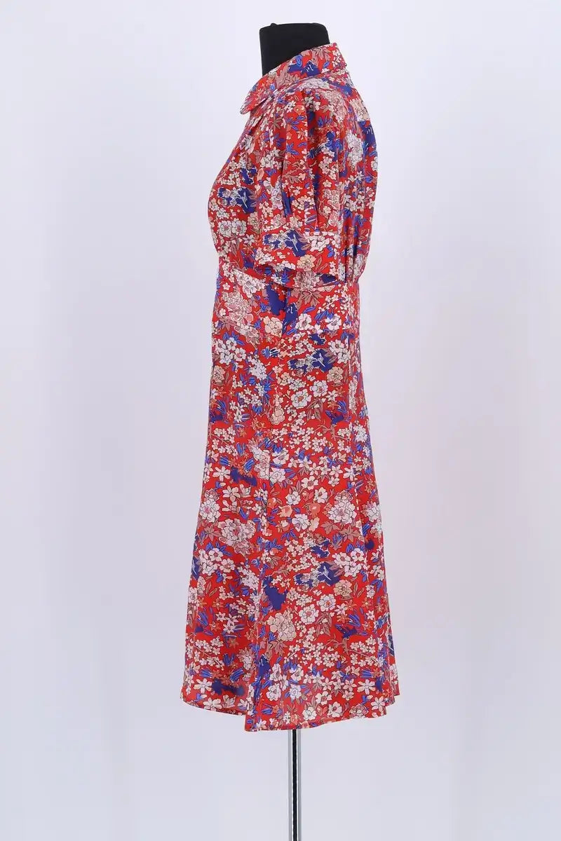 Robe Tara Jarmon Rouge en Soie