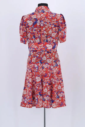 Robe Tara Jarmon Rouge en Soie
