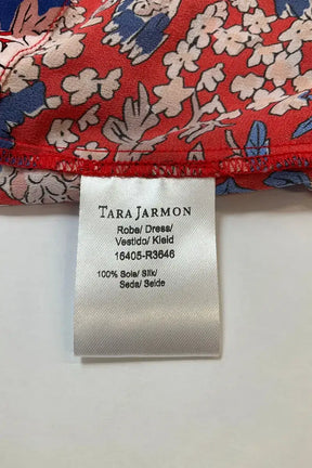 Robe Tara Jarmon Rouge en Soie