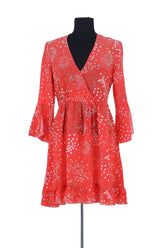 Robe Tara Jarmon Rouge en Soie, taille S - Seconde Main