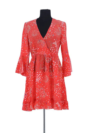 Robe Tara Jarmon Rouge en Soie, taille S - Seconde Main