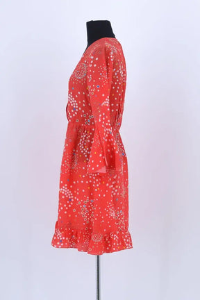 Robe Tara Jarmon Rouge en Soie