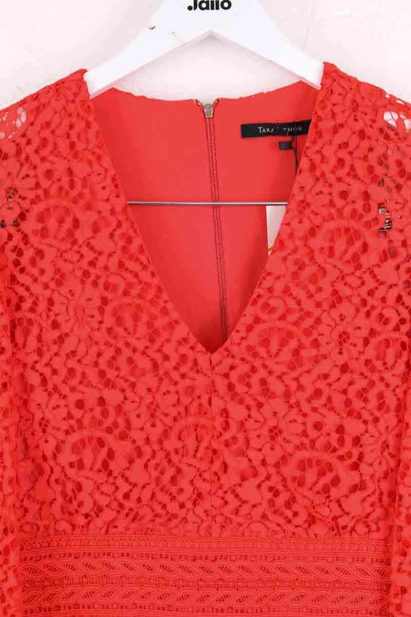 Robe Tara Jarmon Rouge en Synthétique