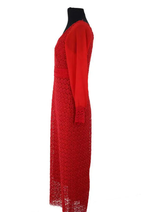Robe Tara Jarmon Rouge en Synthétique