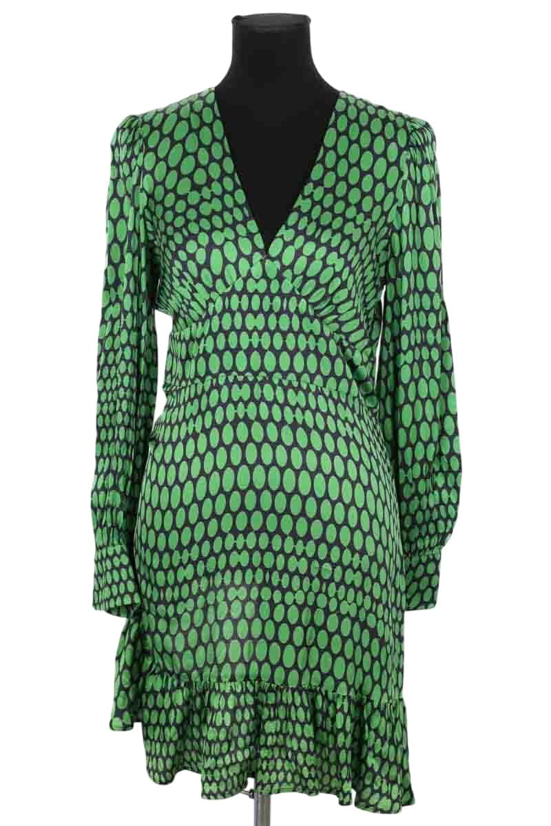 Robe Tara Jarmon Vert en Viscose, taille S - Seconde Main