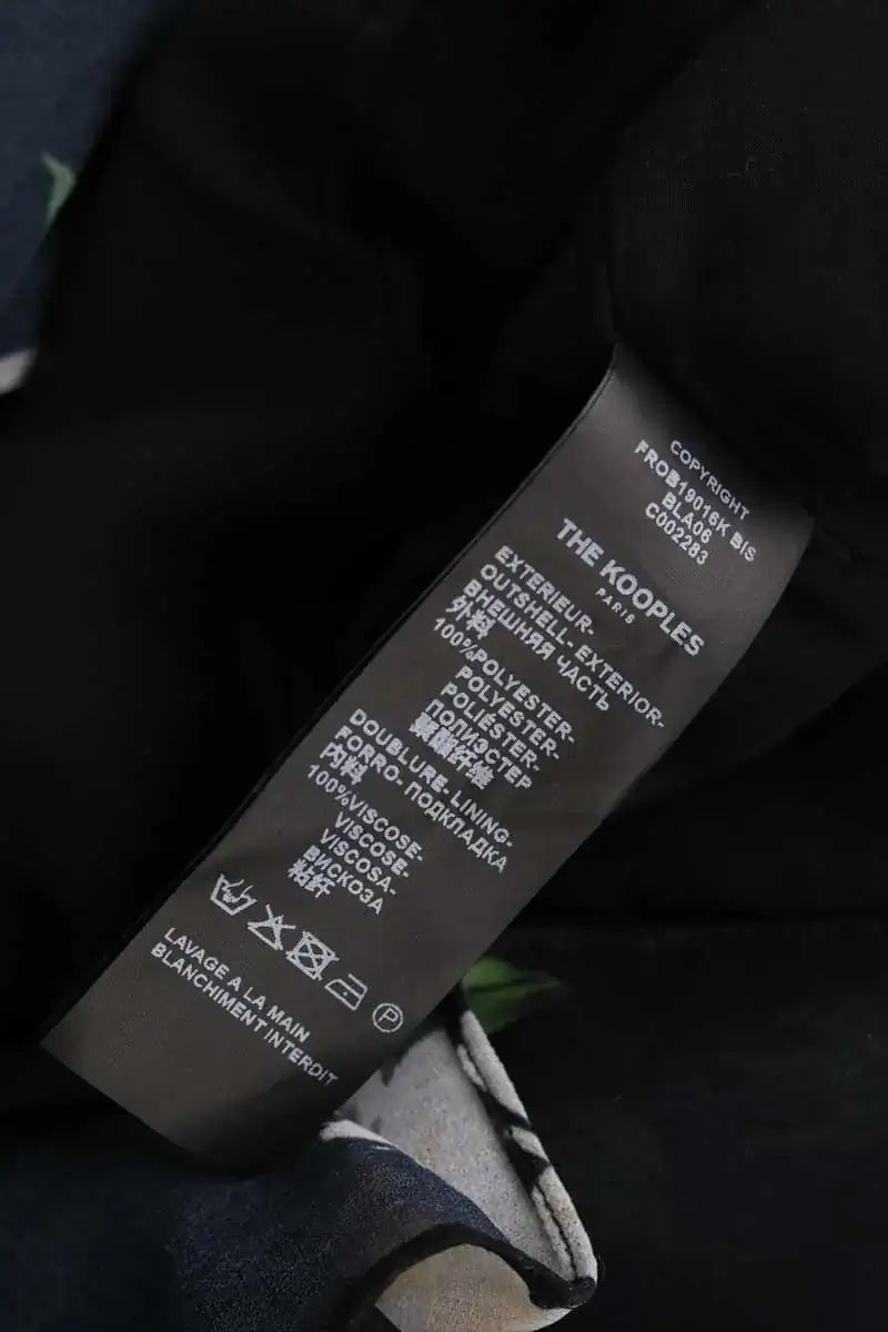 Robe The Kooples Allure Noir en Synthétique