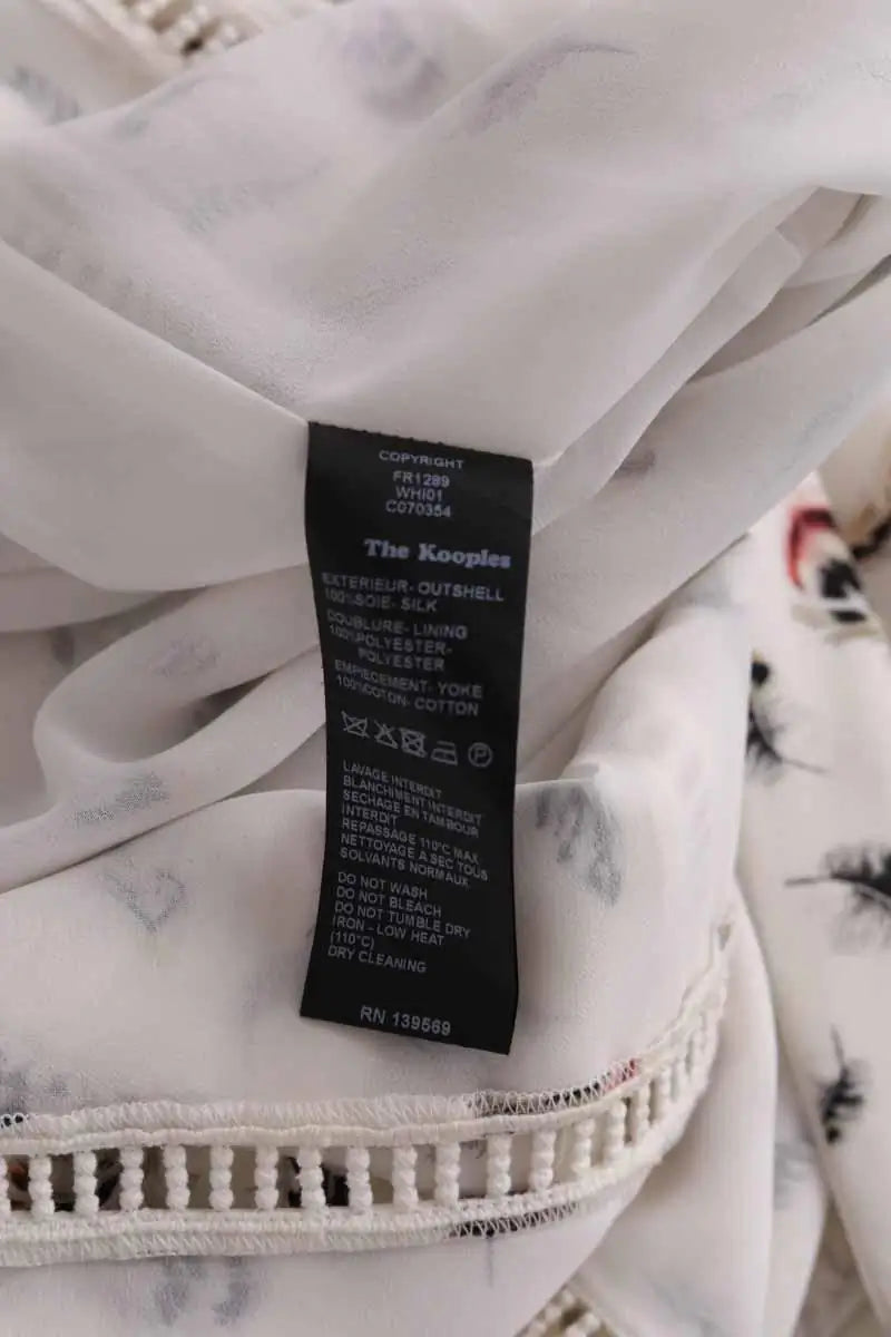Robe The Kooples Blanc en Soie