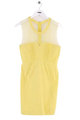 Robe The Kooples Jaune en Synthétique, taille M - Seconde Main