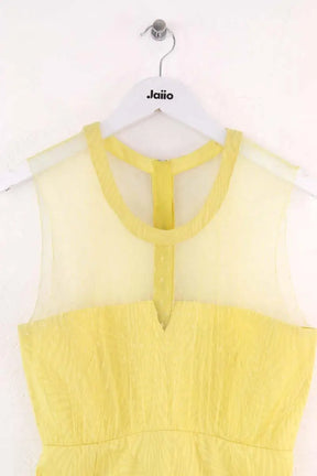 Robe The Kooples Jaune en Synthétique