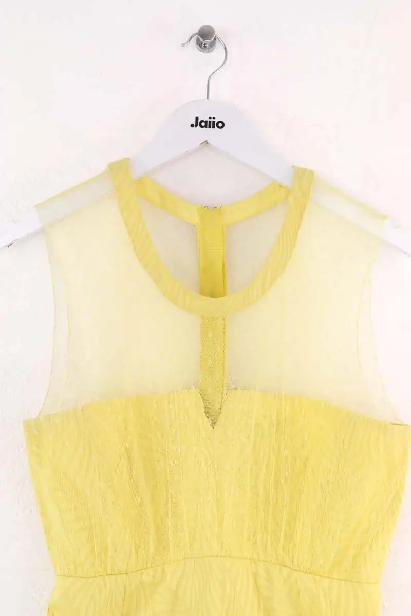 Robe The Kooples Jaune en Synthétique