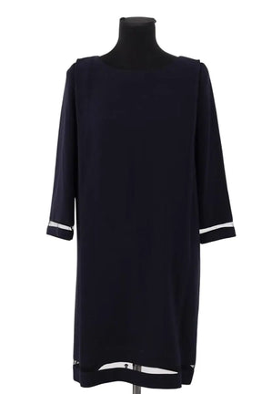 Robe The Kooples Marine en Synthétique, taille L - Seconde Main