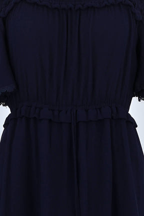 Robe The Kooples Marine en Synthétique