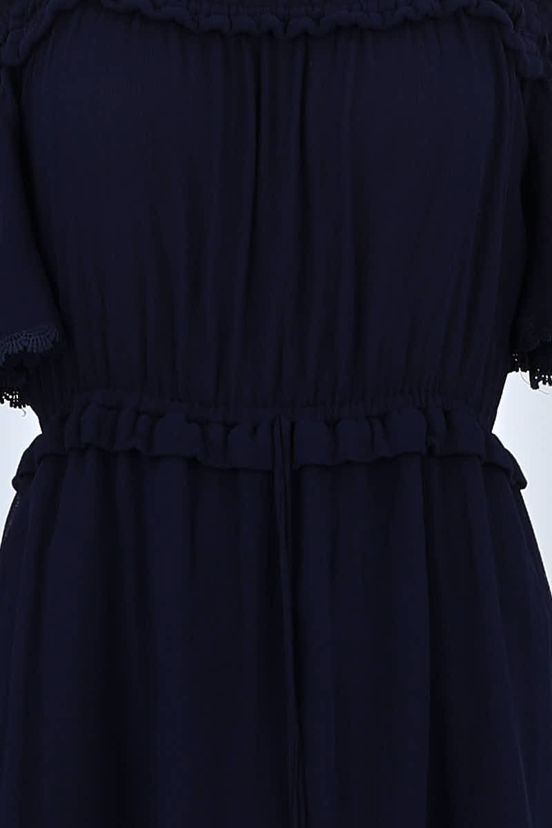 Robe The Kooples Marine en Synthétique