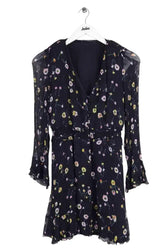 Robe The Kooples Marine en Viscose, taille S - Seconde Main