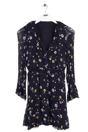 Robe The Kooples Marine en Viscose, taille S - Seconde Main