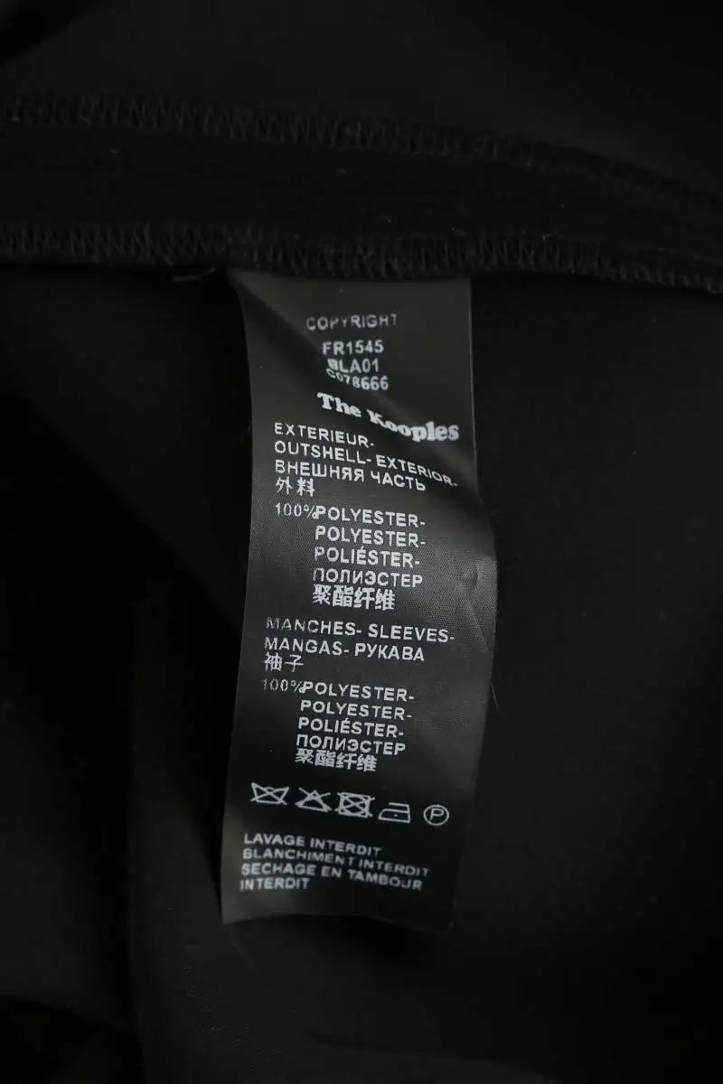 Robe The Kooples Noir en Polyester