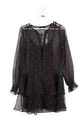 Robe The Kooples Noir en Polyester, taille S - Seconde Main
