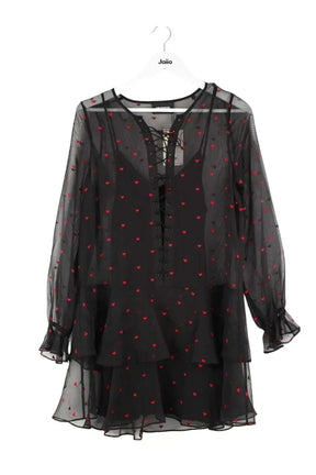 Robe The Kooples Noir en Polyester, taille S - Seconde Main