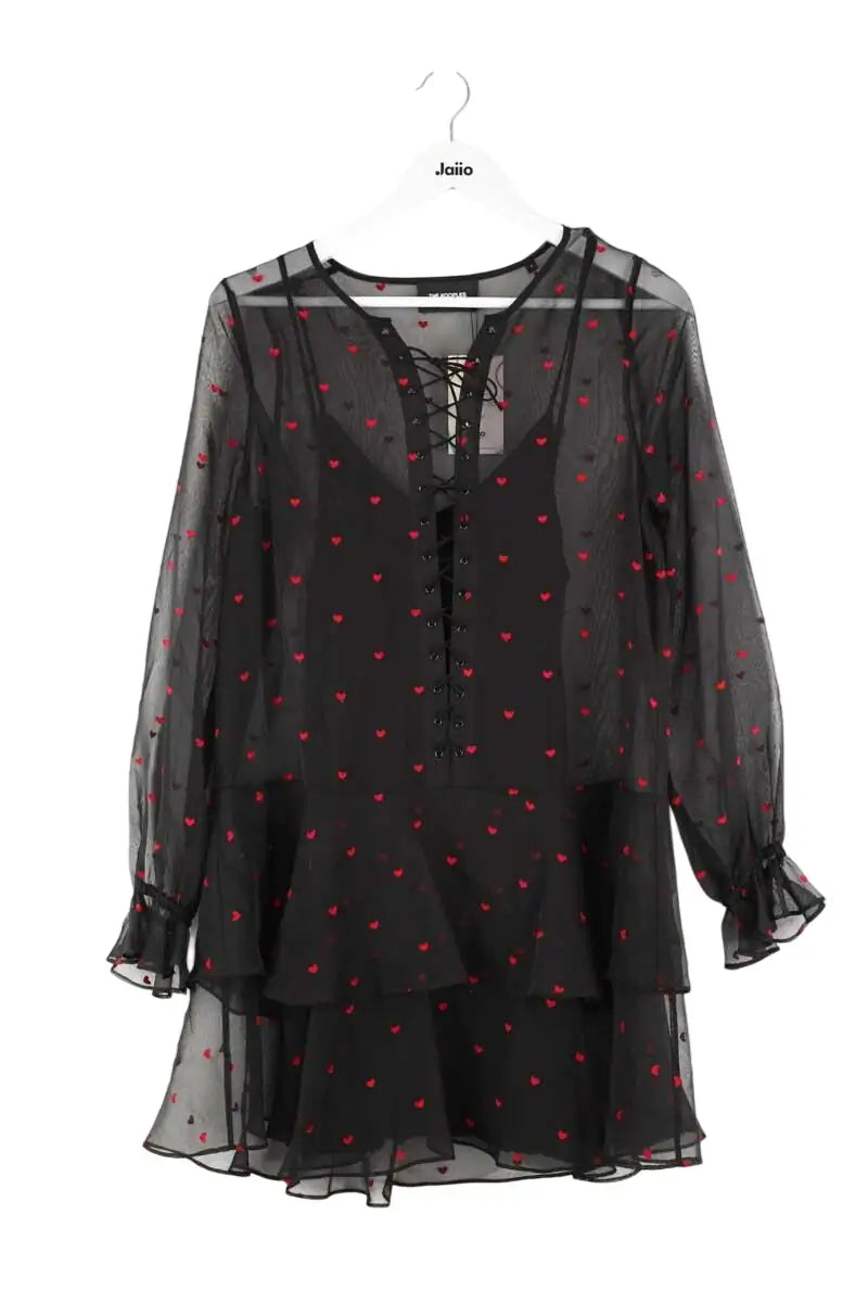 Robe The Kooples Noir en Polyester, taille S - Seconde Main