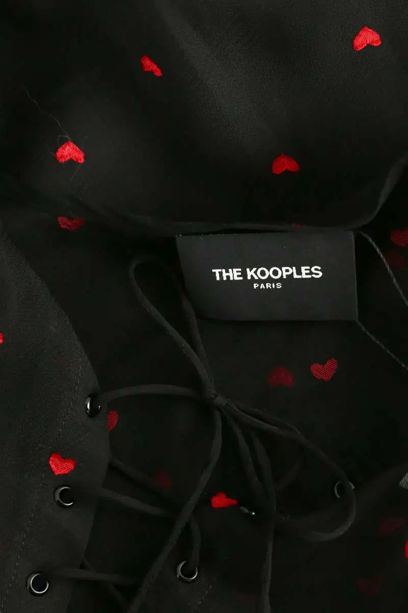 Robe The Kooples Noir en Polyester