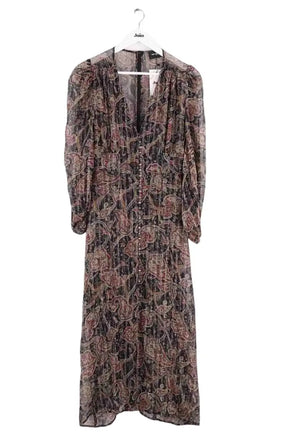 Robe The Kooples Noir en Soie, taille M - Seconde Main