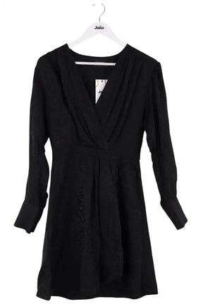 Robe The Kooples Noir en Soie, taille S - Seconde Main