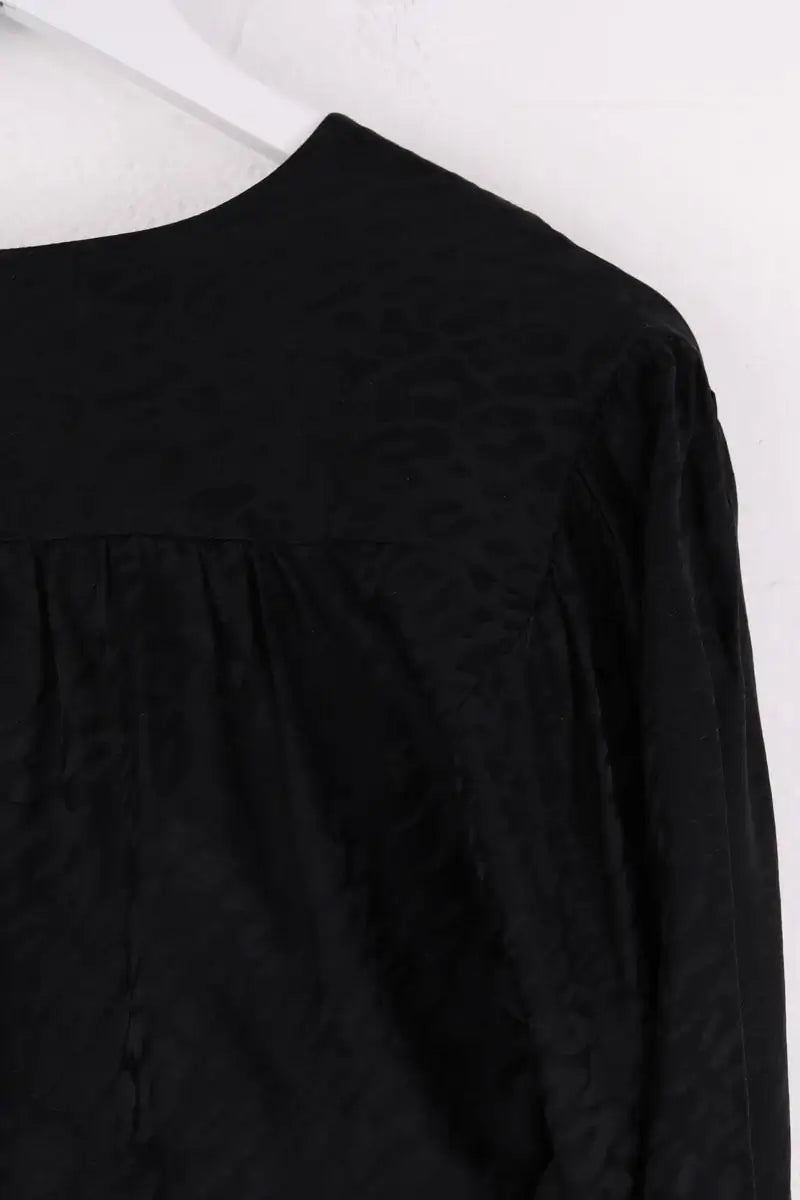 Robe The Kooples Noir en Soie