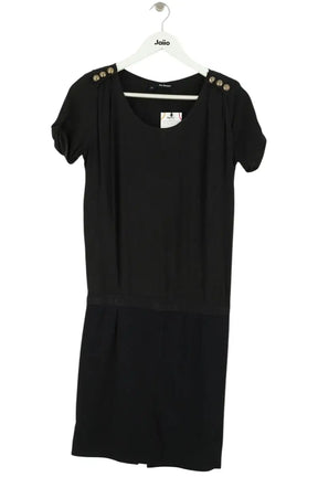 Robe The Kooples Noir en Soie, taille S - Seconde Main