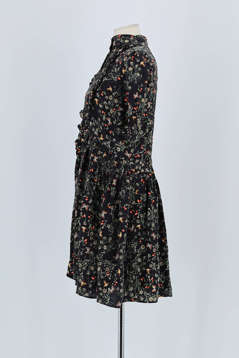 Robe The Kooples Noir en Soie