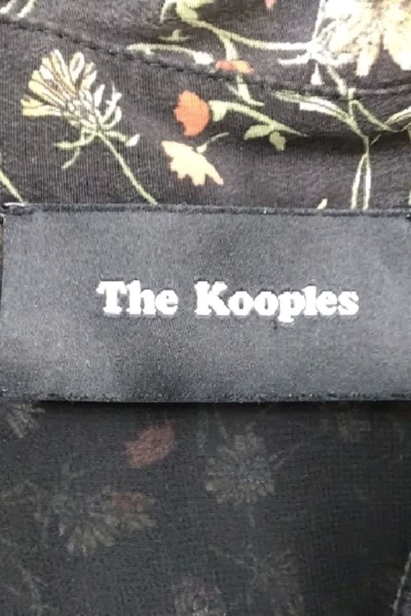 Robe The Kooples Noir en Soie