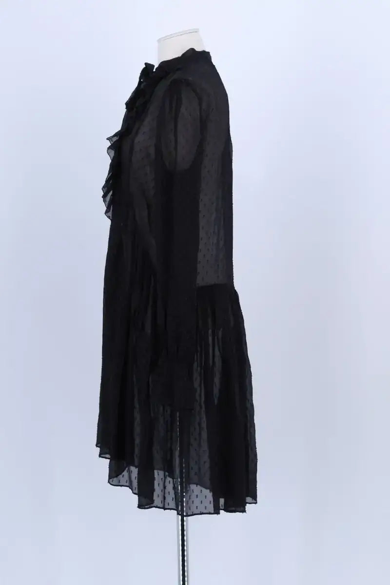 Robe The Kooples Noir en Soie