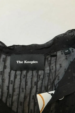 Robe The Kooples Noir en Soie