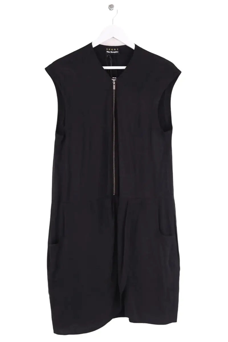 Robe The Kooples Noir en Synthétique, taille L - Seconde Main