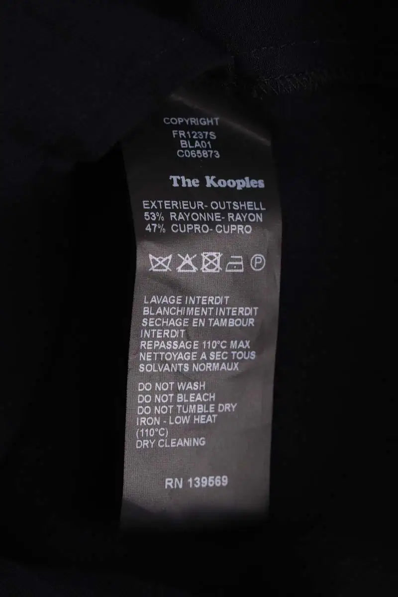 Robe The Kooples Noir en Synthétique
