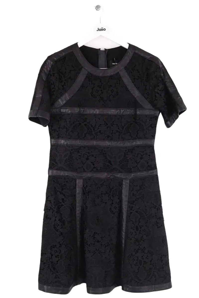 Robe The Kooples Noir en Synthétique, taille L - Seconde Main