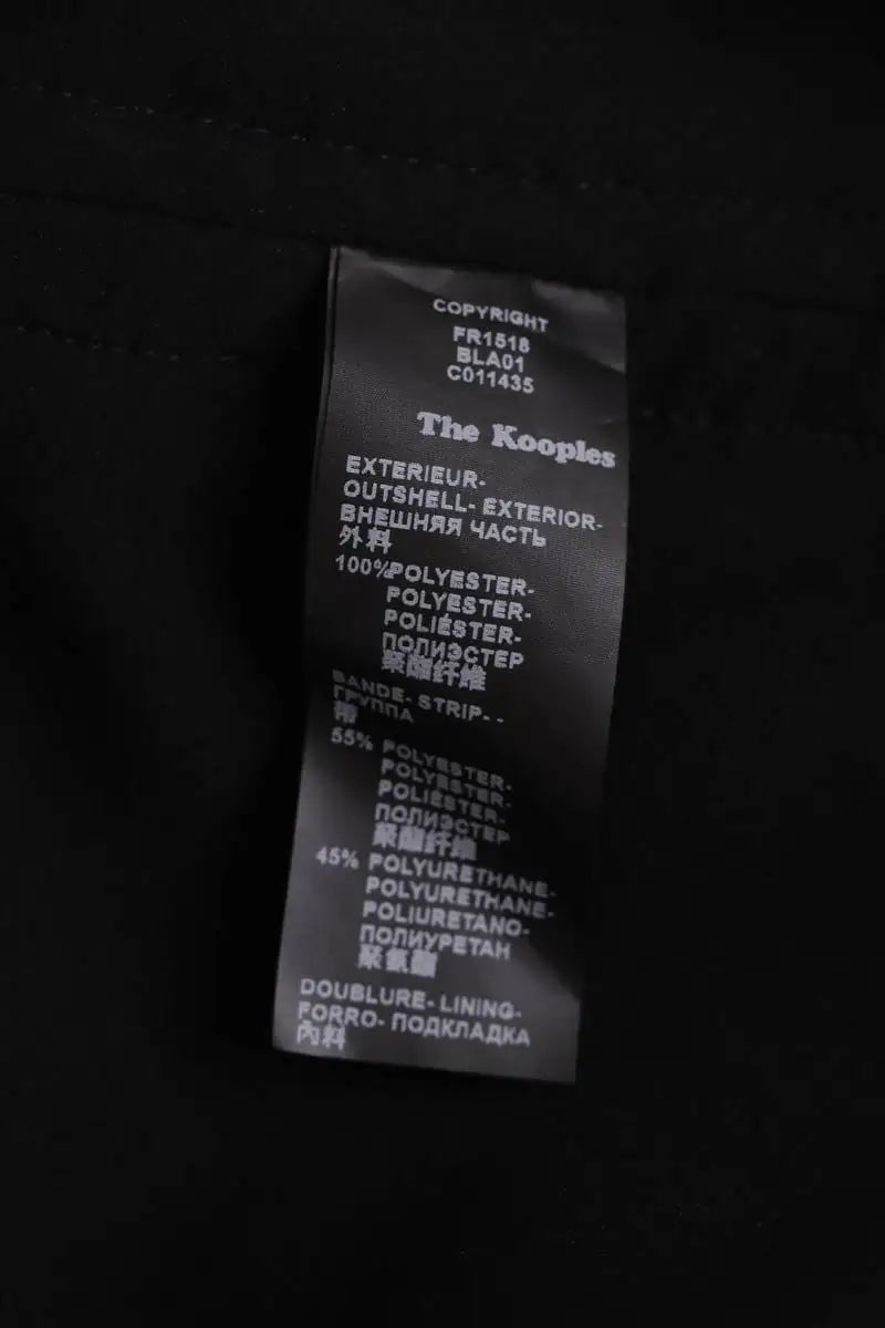 Robe The Kooples Noir en Synthétique