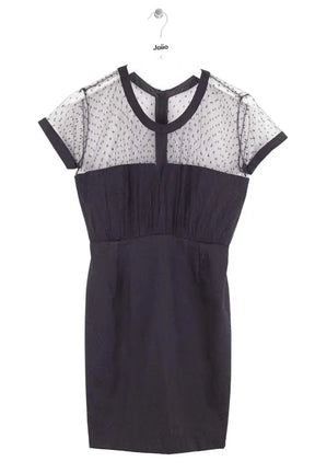 Robe The Kooples Noir en Synthétique, taille M - Seconde Main