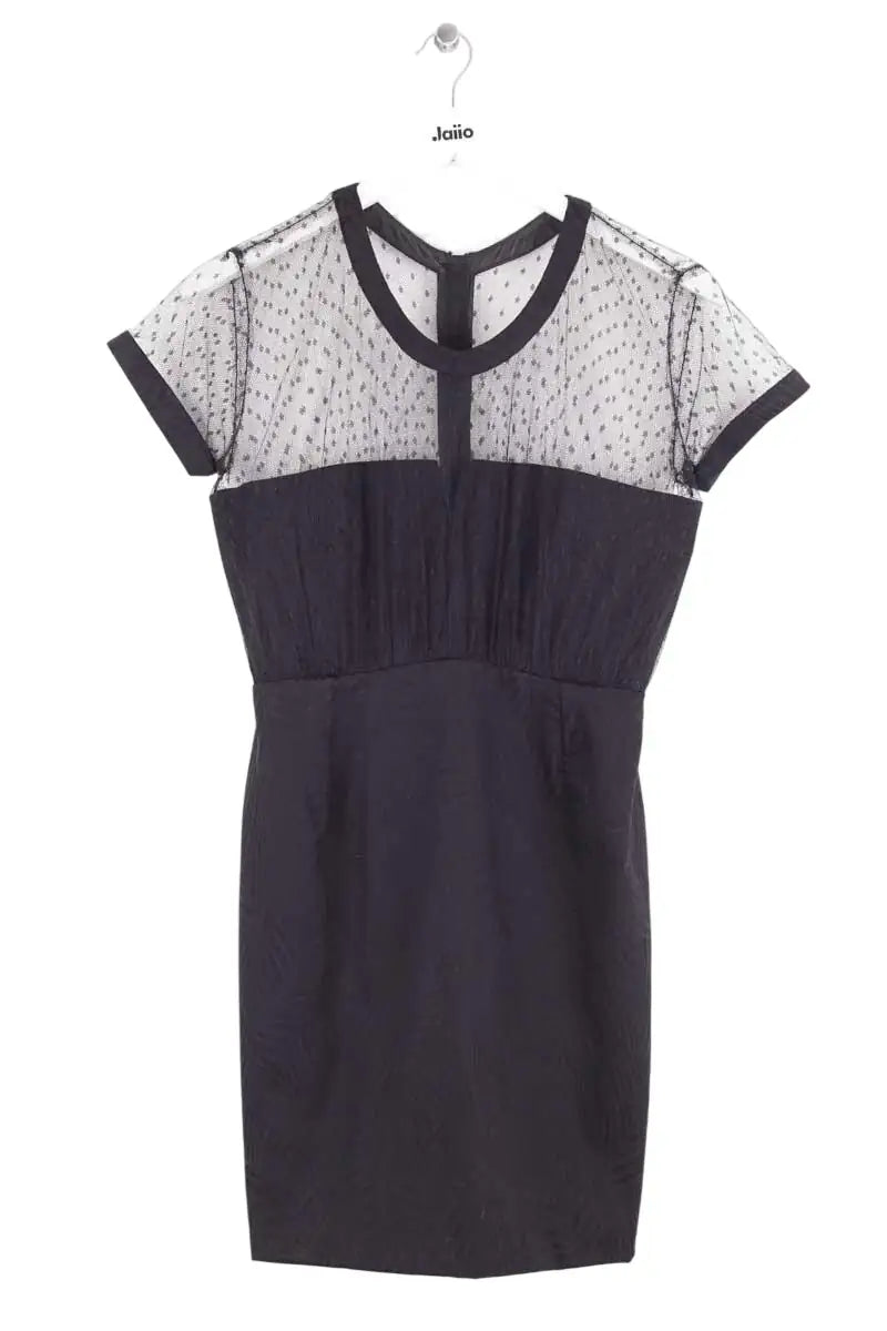 Robe The Kooples Noir en Synthétique, taille M - Seconde Main