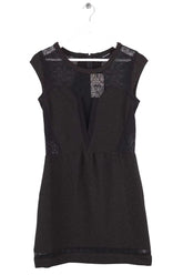 Robe The Kooples Noir en Synthétique, taille M - Seconde Main