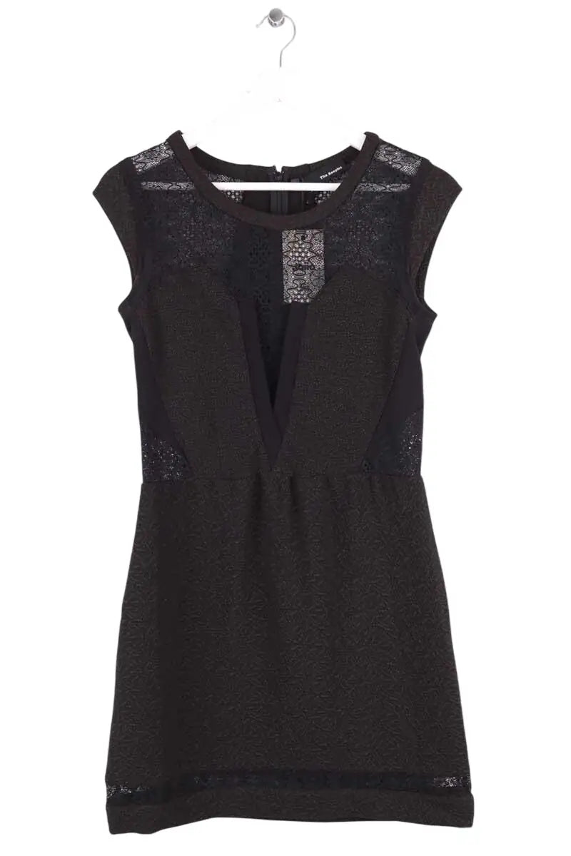 Robe The Kooples Noir en Synthétique, taille M - Seconde Main