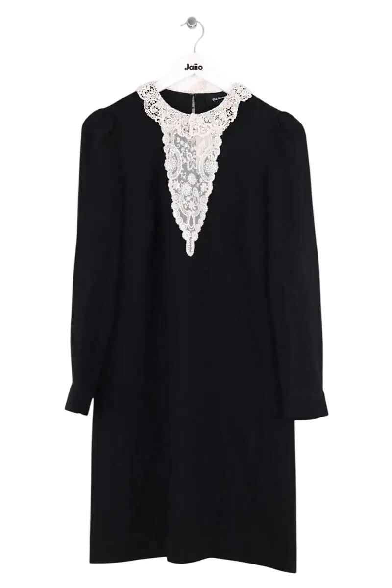 Robe The Kooples Noir en Synthétique, taille S - Seconde Main