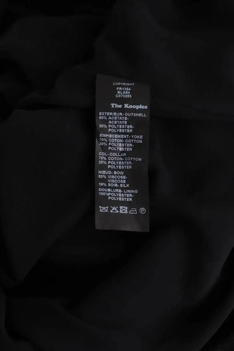 Robe The Kooples Noir en Synthétique