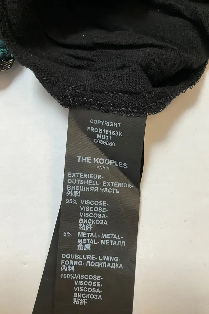 Robe The Kooples Noir en Synthétique